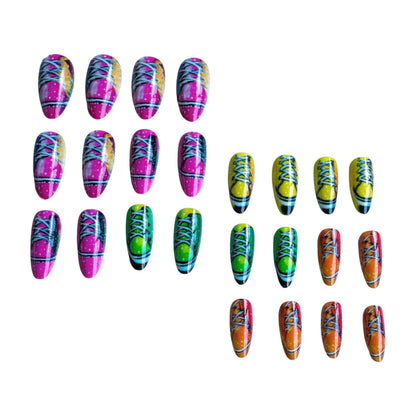 Verspielt Thematisches Press-On Nagelset Brehn