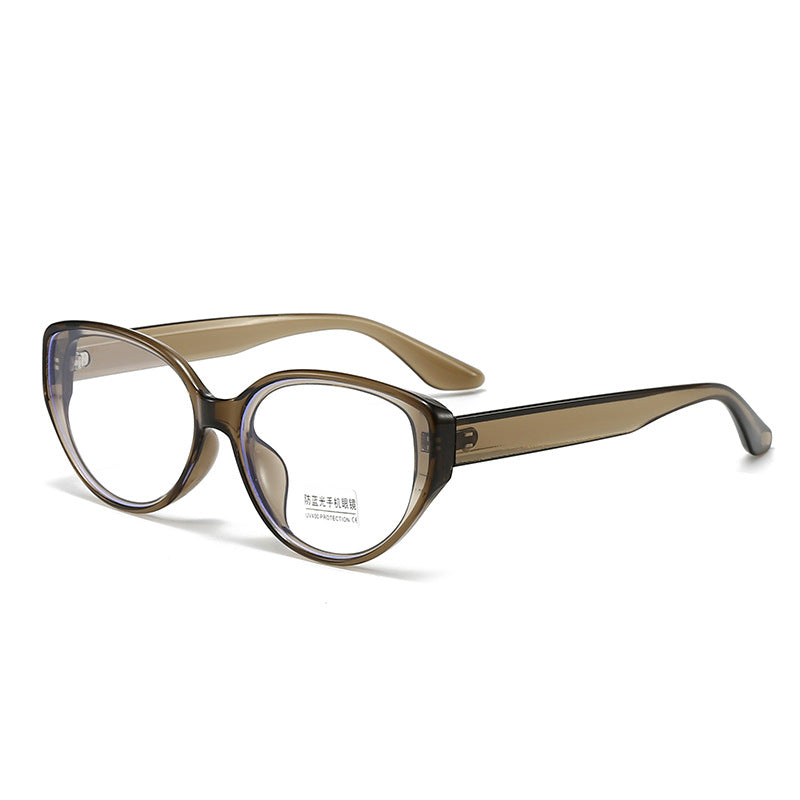 Damen Cat-Eye Brille mit transparentem Rahmen Brehn