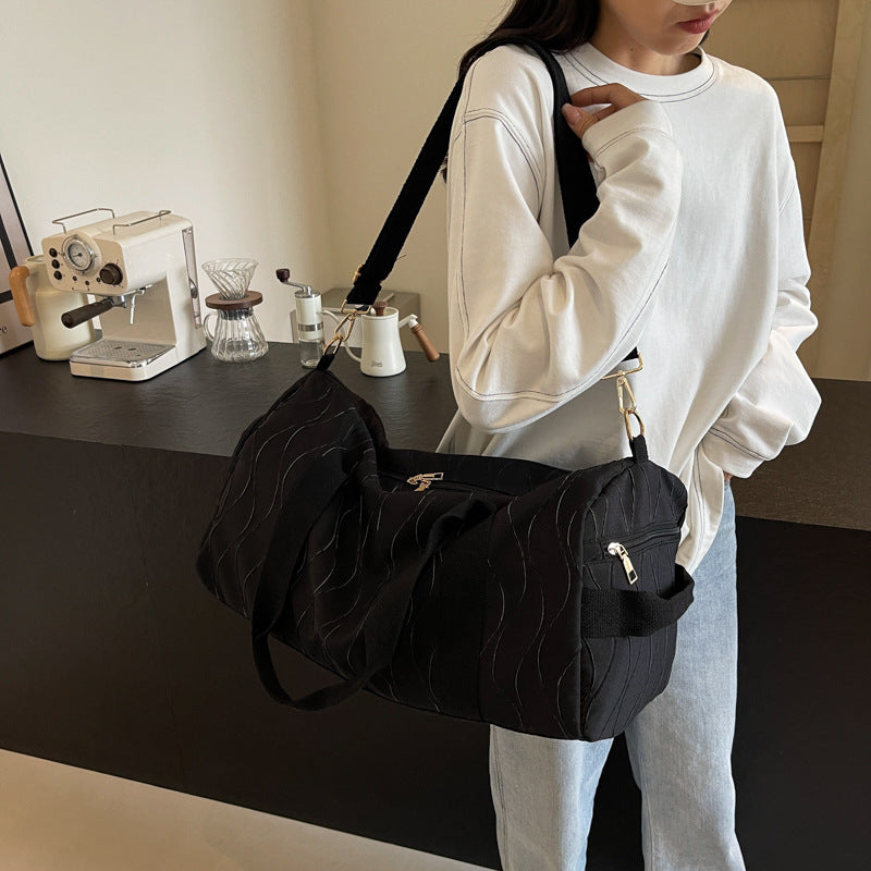 Elegante bestickte Sport-Duffel-Tasche Brehn
