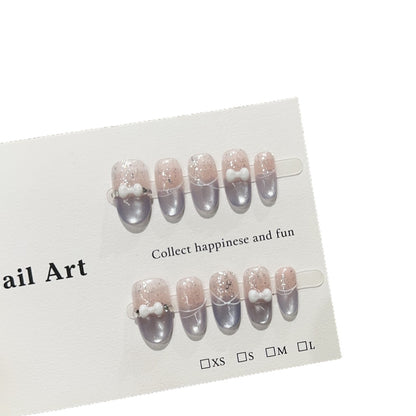 Stylisches Press-On Nageldesign-Set