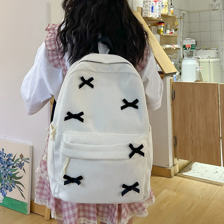 Rucksack mit Verspieltem Bänder-Design Brehn
