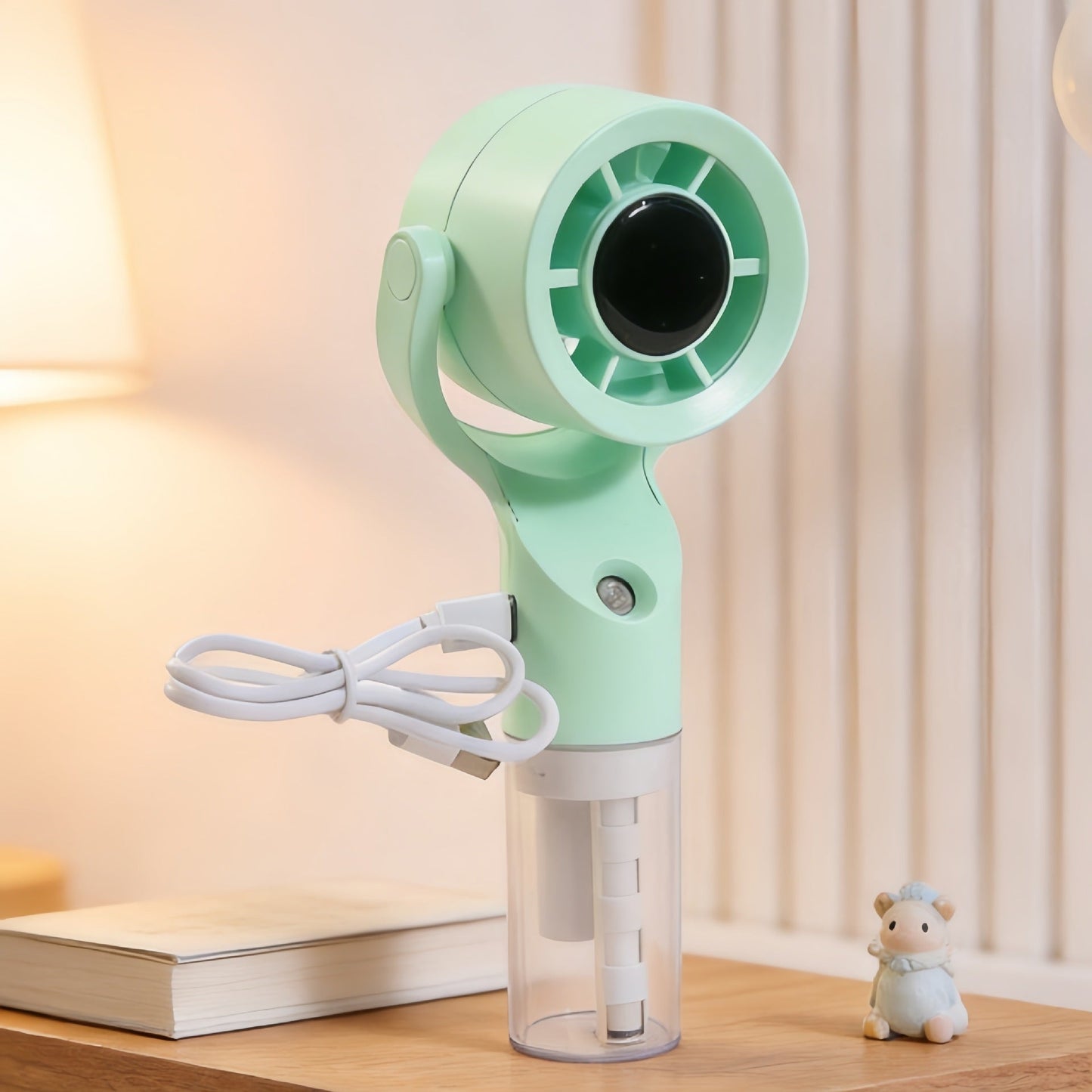 Damen Tragbarer Nebelhandsventilator mit USB-Verbindung Brehn