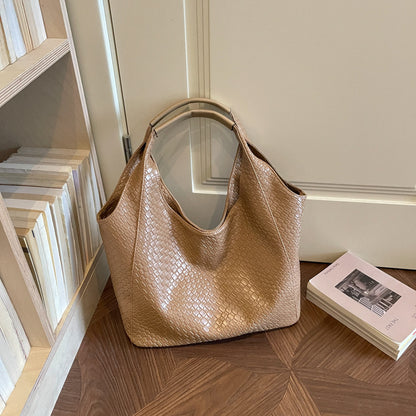 Gewebte Leder Tragetasche