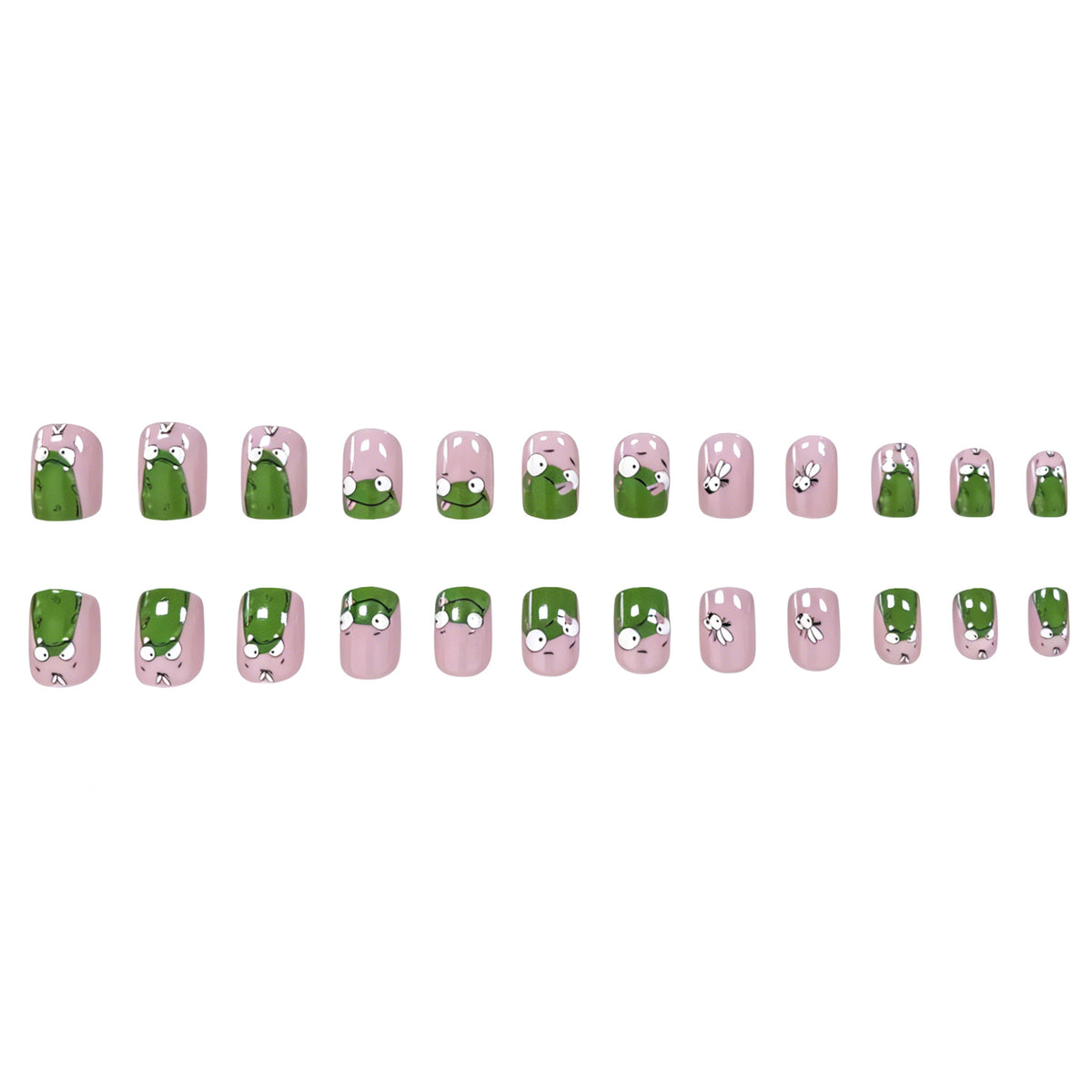 Verspielte, von Fröschen inspirierte Nagelkunst-Verzierungen Brehn