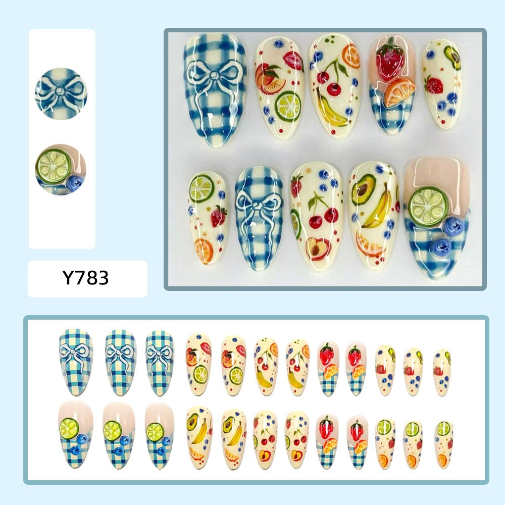 Kreatives Nageldesign-Set mit Fruchtmotiven Brehn