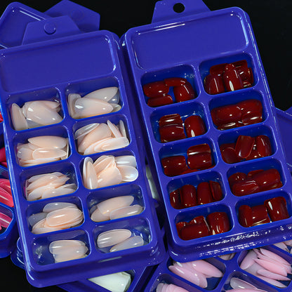 Vollabdeckende Nagelspitzen Set