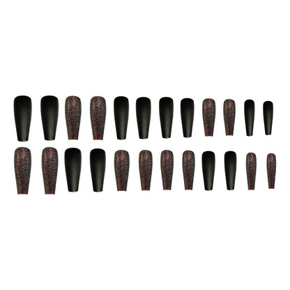 Elegante Matte Stiletto Nagelerweiterungen