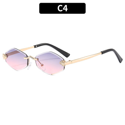 Elegante Augenwinkel-Sonnenbrille