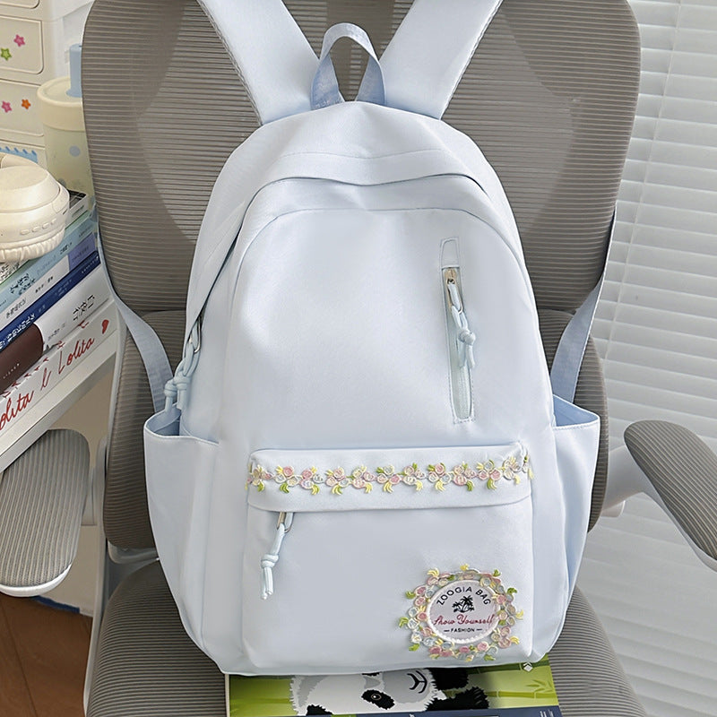 Bestickter Blumensack Brehn
