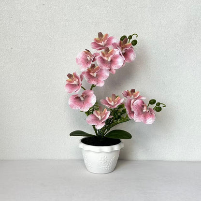 Elegante Künstliche Orchideen Blumenarrangement für die Innendekoration Zuhause