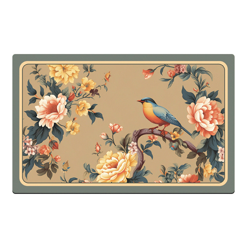 Floral Design Küchenmatte Brehn