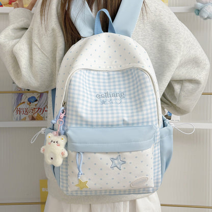 Stylischer gemusterter Rucksack Brehn