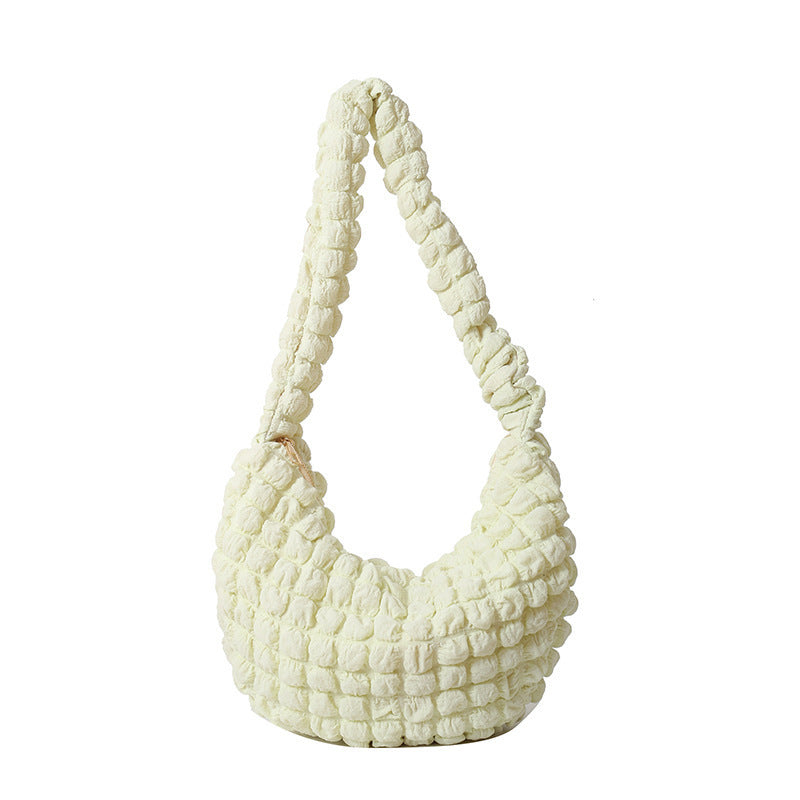 Texturiertes Stoff-Hobo-Bag Brehn