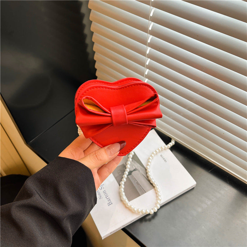 WoHerzförmige Schleifen-Clutch Tasche Brehn