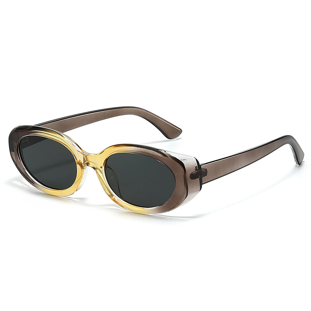 All-Day Comfort Retro Oval Sonnenbrillen Brehn