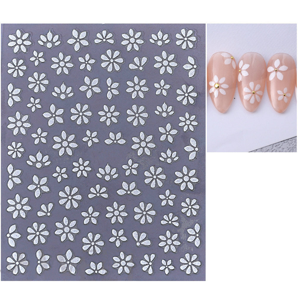 Floral Nagelkunst Aufkleber Blatt