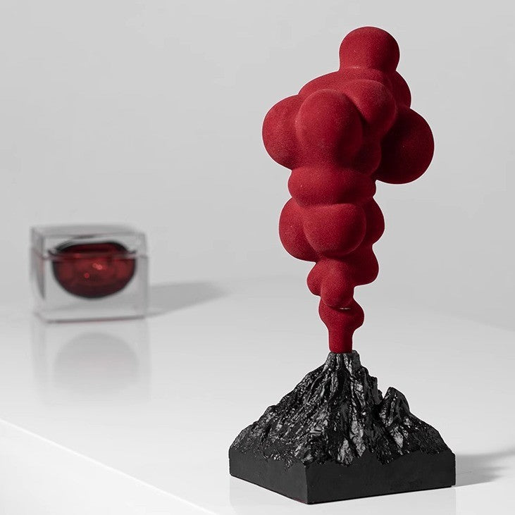 Vulkanischer Ausbruch Dekorative Skulptur