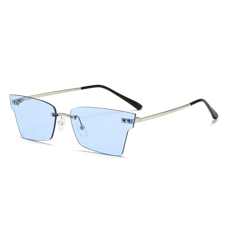 Damen trendige geometrische Sonnenbrille mit ultraleichtem Rahmen Brehn