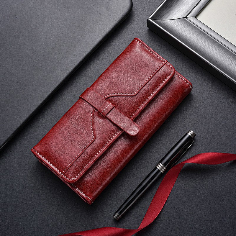 Premium Leder Lange Brieftasche Brehn