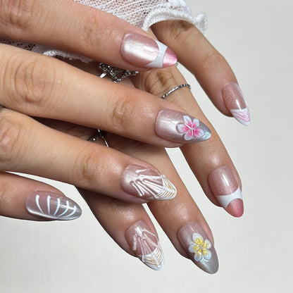 Künstlerisches Press-On Nagelspitzen-Set Brehn