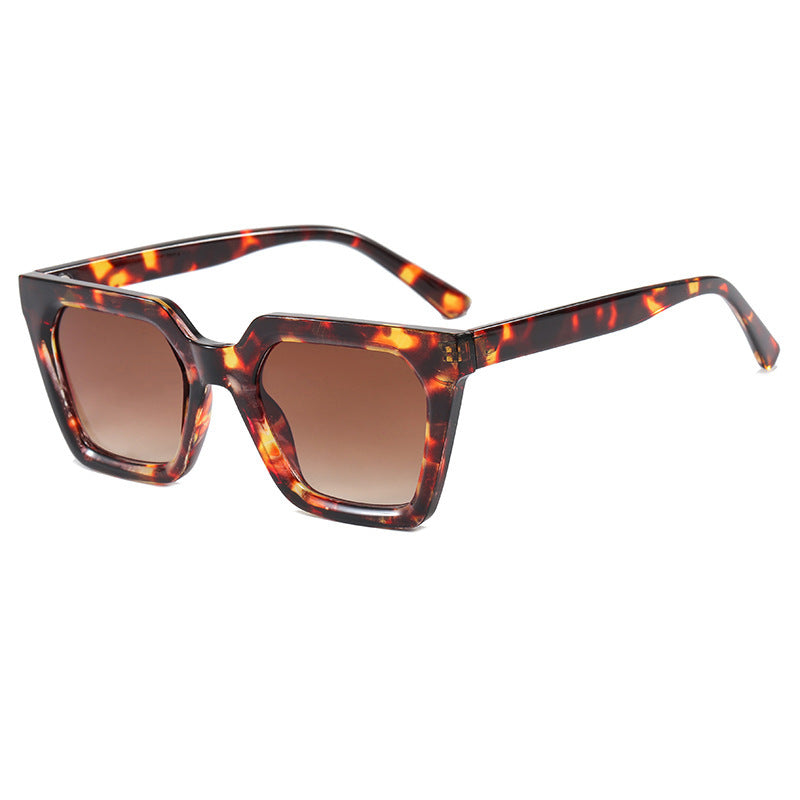Damen geometrische Sonnenbrille im luxuriösen Acetat-Rahmen Brehn