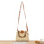 Handtasche mit Modernem Geflochtenem Design und Verstellbarem Schulterriemen Brehn