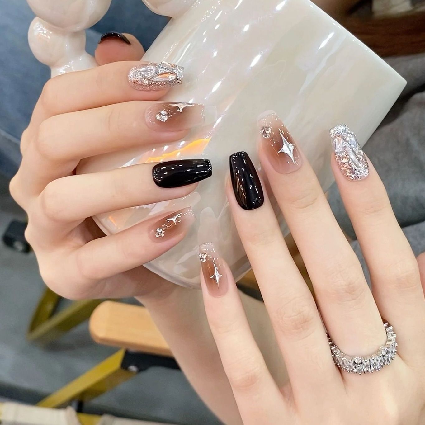 Künstlerische dekorative Nail Tips Brehn