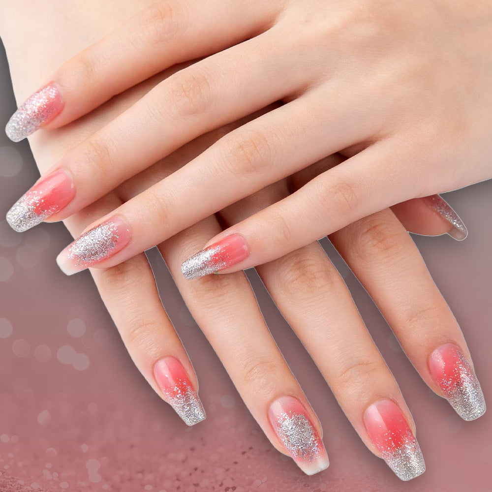 Glitzer Ombre Press-On Nägel Brehn