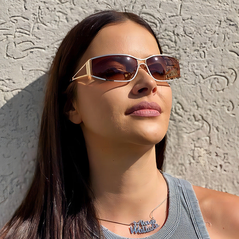 Damen Sportliche Sonnenbrille mit elegantem Rahmen Brehn