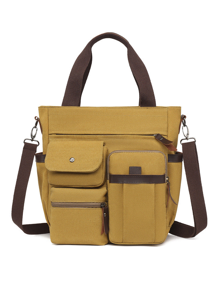 Multi-Taschen Canvas Tragetasche Brehn