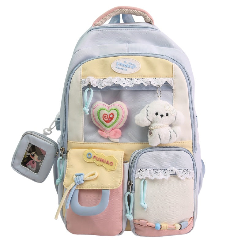 Verspielter Multi-Taschen Reise-Rucksack