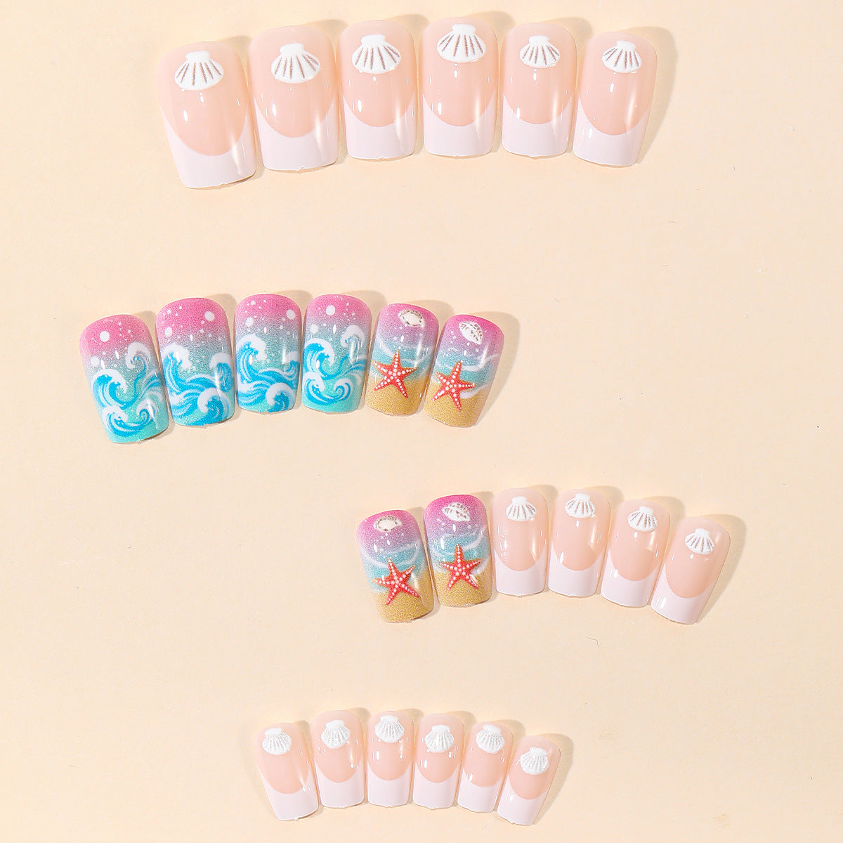 Ozean-Themen Nagelkunst Set Brehn