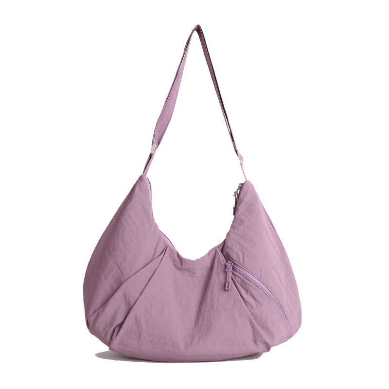 WoStylish Schlabberiger Hobo Bag Brehn