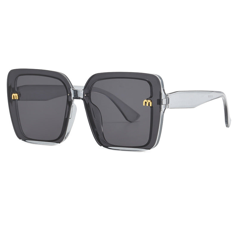 Damen oversized quadratische Sonnenbrille mit elegantem Rahmen Brehn