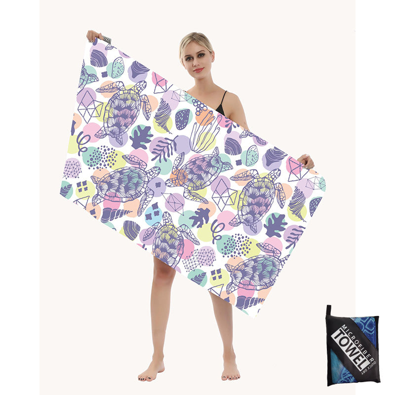 Strandtuch mit artistischem Mandala-Design Brehn
