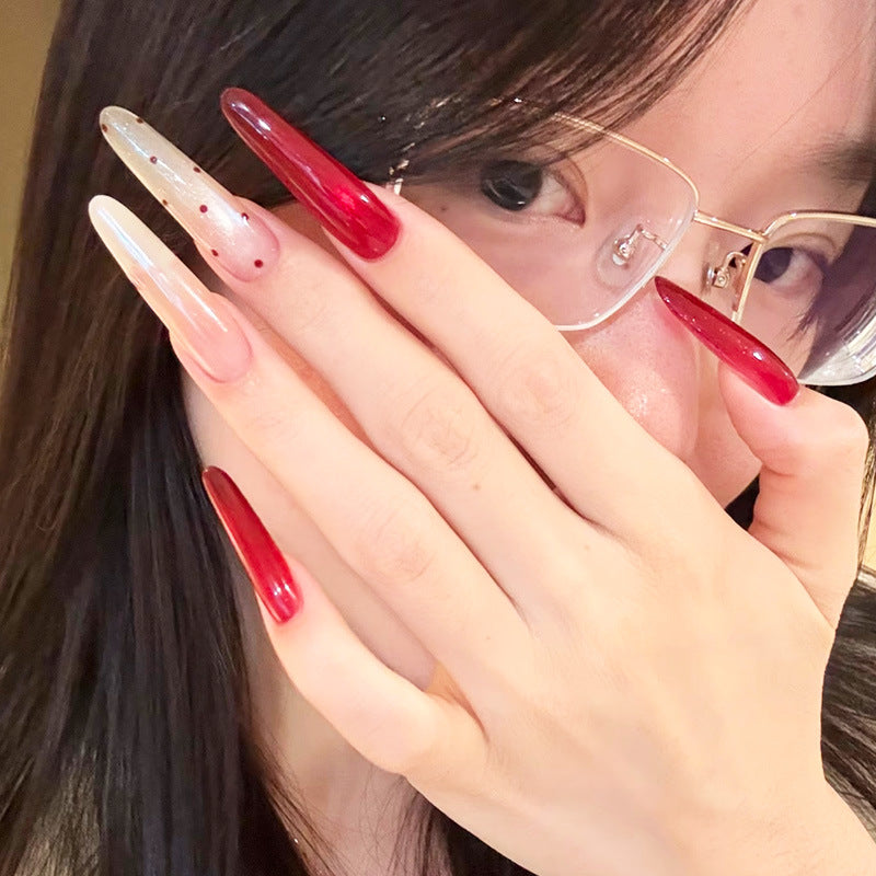 Künstlerische Lange Stiletto-Nagelverzierungen Brehn