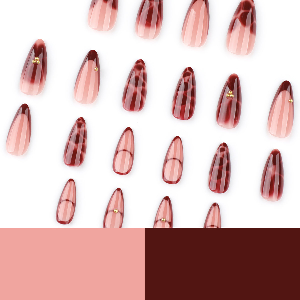 Kunstnägel mit Eleganten Verzierungen Brehn