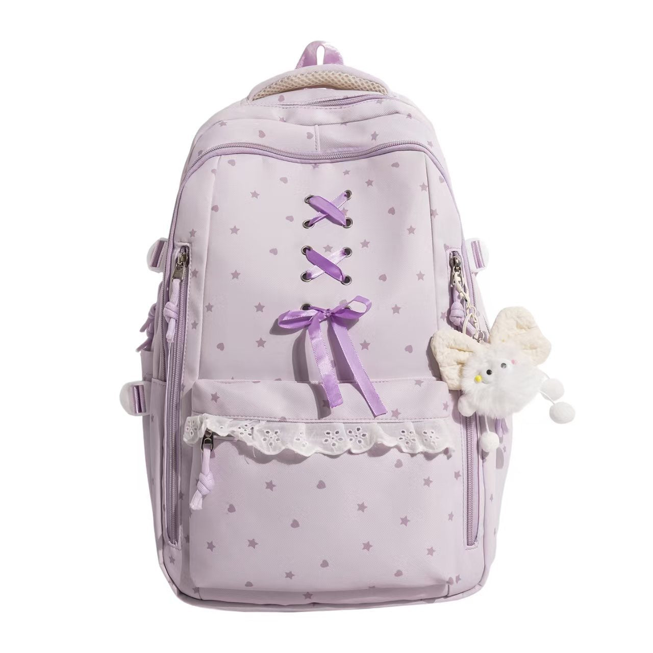 Rucksack mit Verspieltem Sternenmotiv und Eleganten Details Brehn