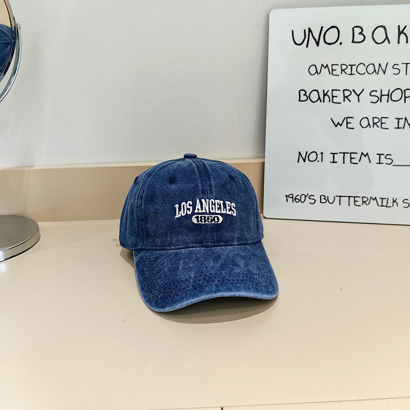 Damen Vintage-inspirierte Stoff Baseballmütze Brehn