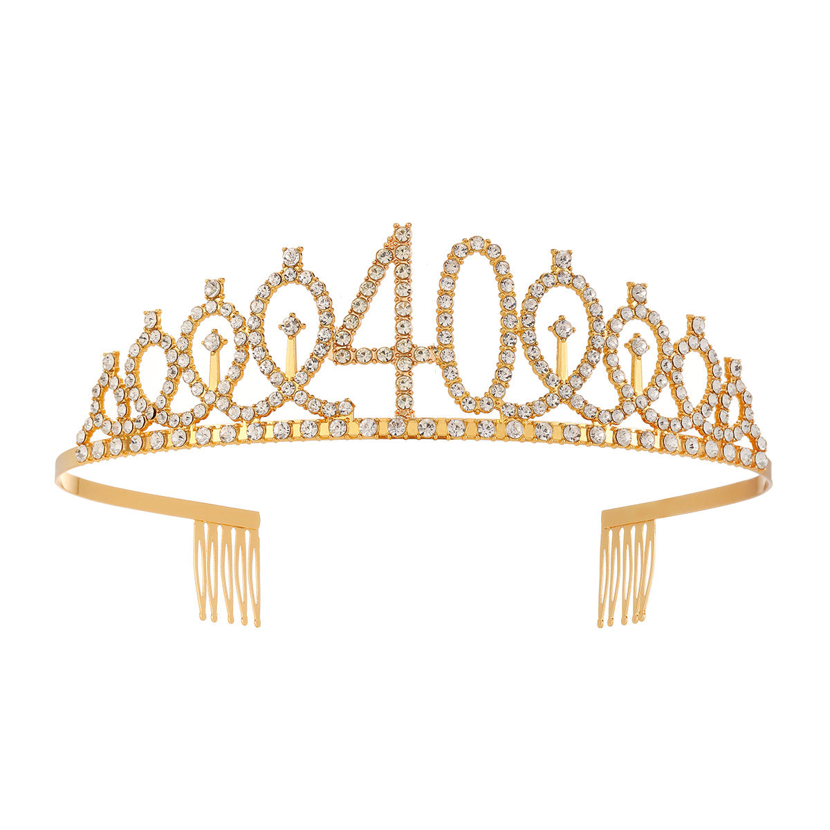 Damen Kristallverzierte Tiara mit elegantem Design Brehn