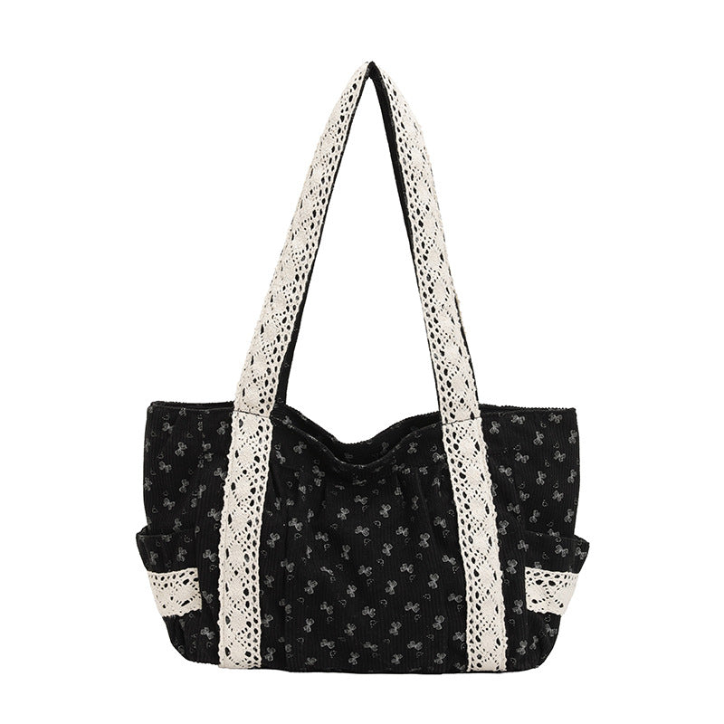 WoElegant Floral Print Tote Bag Brehn