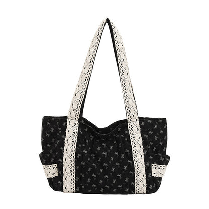 WoElegant Floral Print Tote Bag Brehn
