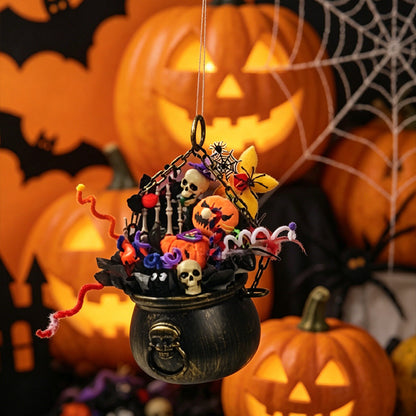 Dekorative Halloween-Kessel Tischdekoration Brehn