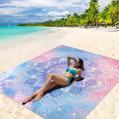 Mandala Design Strandmatte Brehn