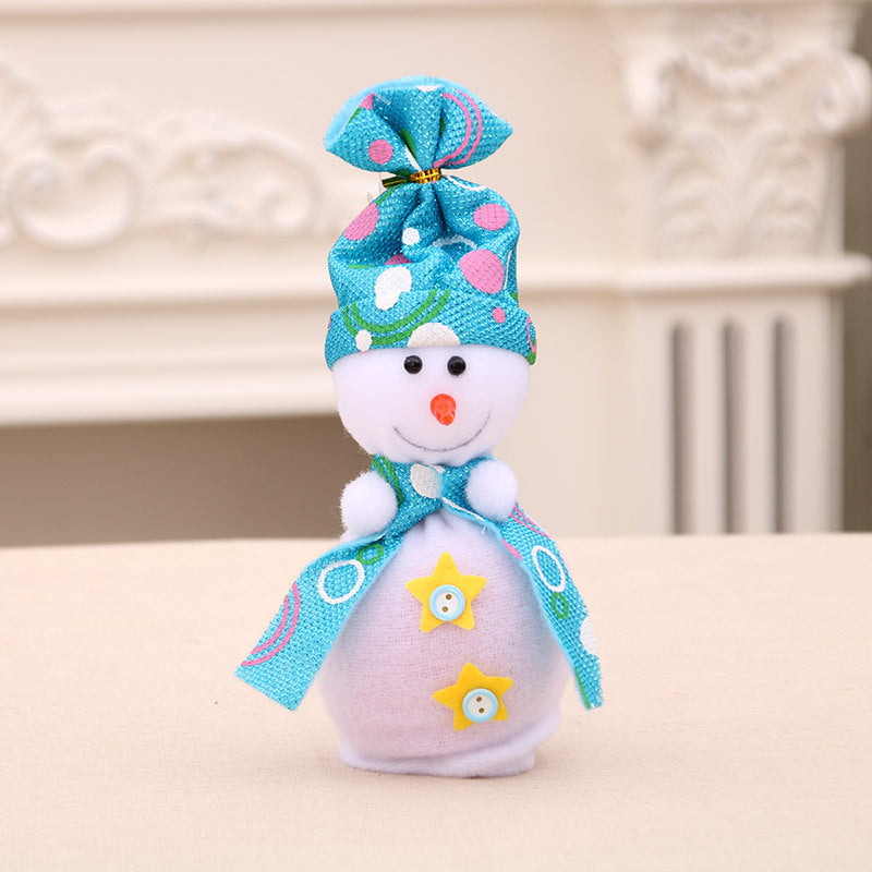 Dekorative Plüsch-Schneemann-Figur Brehn