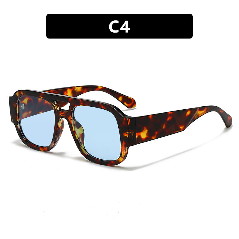 Damen moderne Sonnenbrille im eleganten Rechteckdesign Brehn