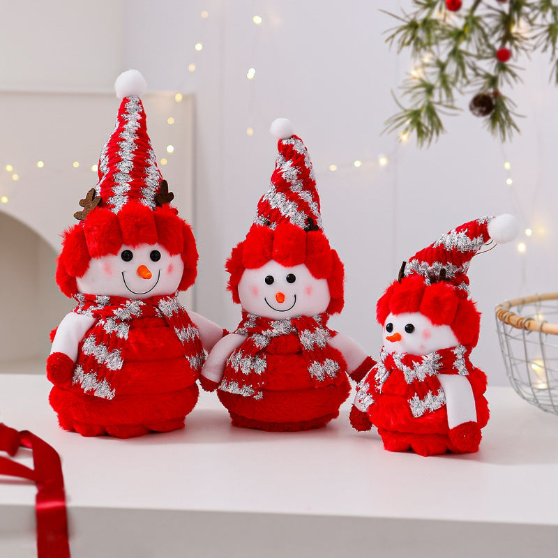 Dekorative Schneemann Figur Brehn