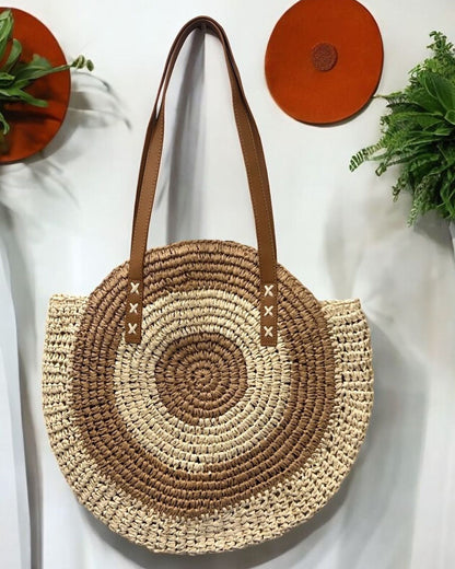 Runde Geflochtene Tasche Brehn