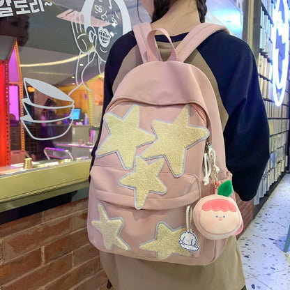 Stern-verzierte lässige Rucksack