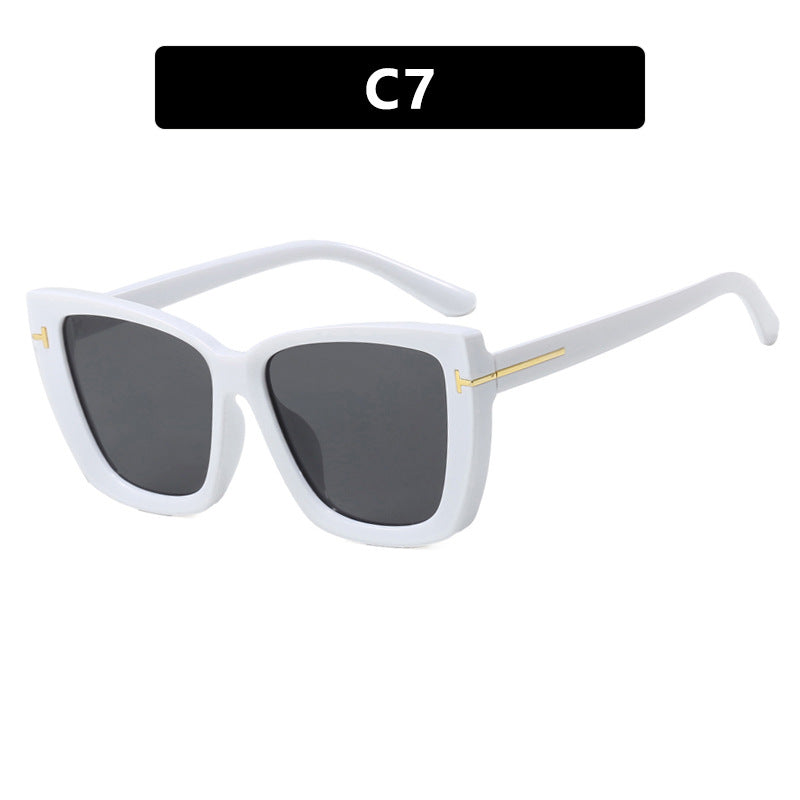 Damen große Sonnenbrille im modernen Design mit angesagtem Schildkrötenmuster Brehn